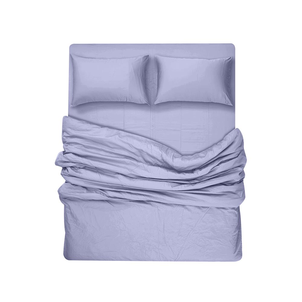 ชุดผ้าปูที่นอน 6 ฟุต 5 ชิ้น BENEATH LAVENDER สีม่วง