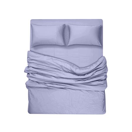 ชุดผ้าปูที่นอน 6 ฟุต 5 ชิ้น BENEATH LAVENDER สีม่วง_4