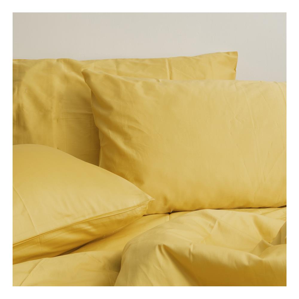 ชุดผ้าปูที่นอน 6 ฟุต 4 ชิ้น BENEATH SUNSHINE สีเหลือง