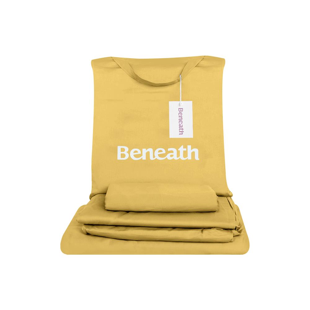 ชุดผ้าปูที่นอน 6 ฟุต 4 ชิ้น BENEATH SUNSHINE สีเหลือง