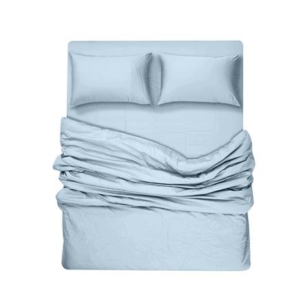 ชุดผ้าปูที่นอน 6 ฟุต 4 ชิ้น BENEATH LIGHT BLUE สีฟ้า_4