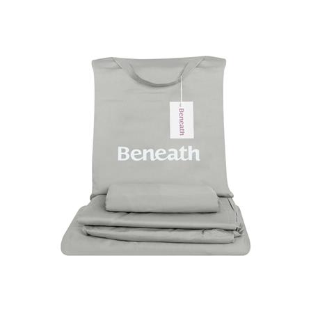 ชุดผ้าปูที่นอน 6 ฟุต 4 ชิ้น BENEATH GENTRY GREY สีเทา_7