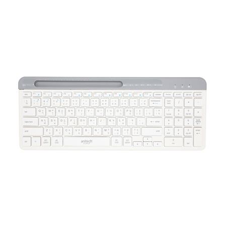 คีย์บอร์ดไร้สาย ANITECH P505 สีขาว_0