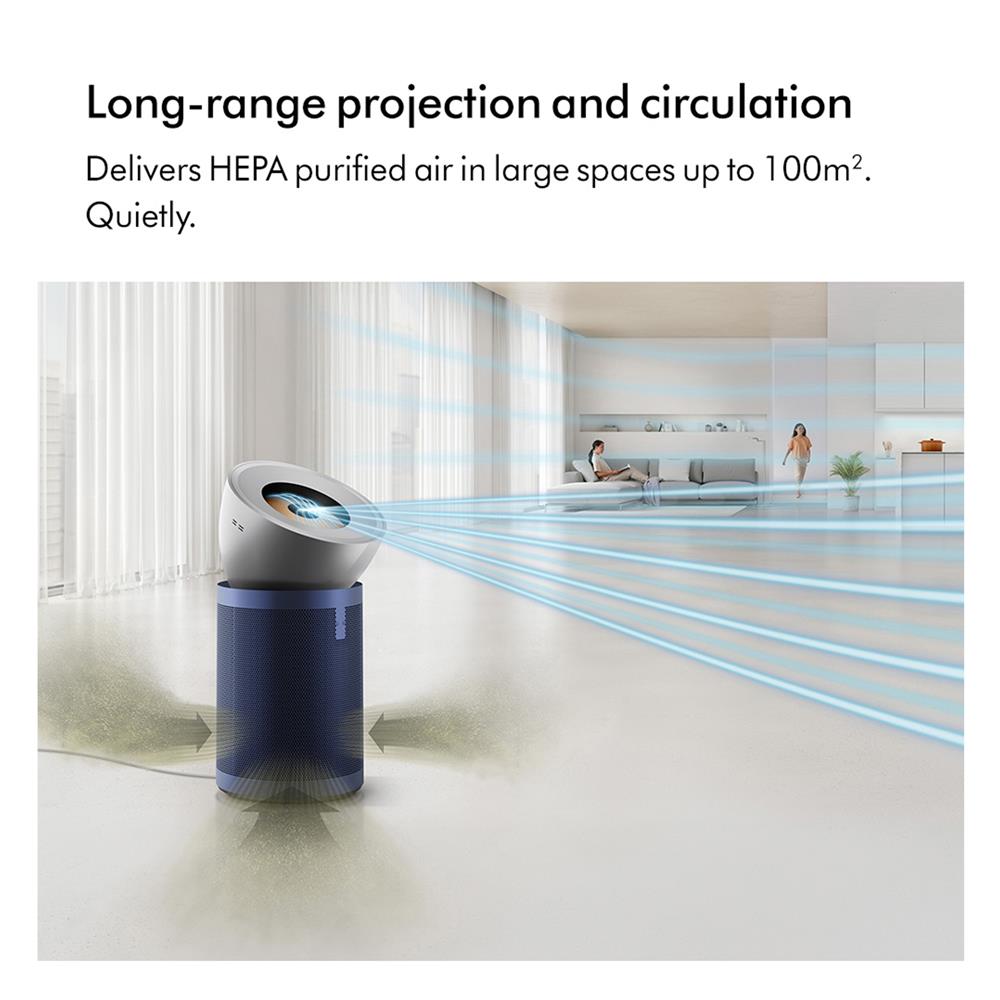 เครื่องฟอกอากาศ DYSON BP03 สีนิกเกิล/น้ำเงิน 100 ตร.ม.