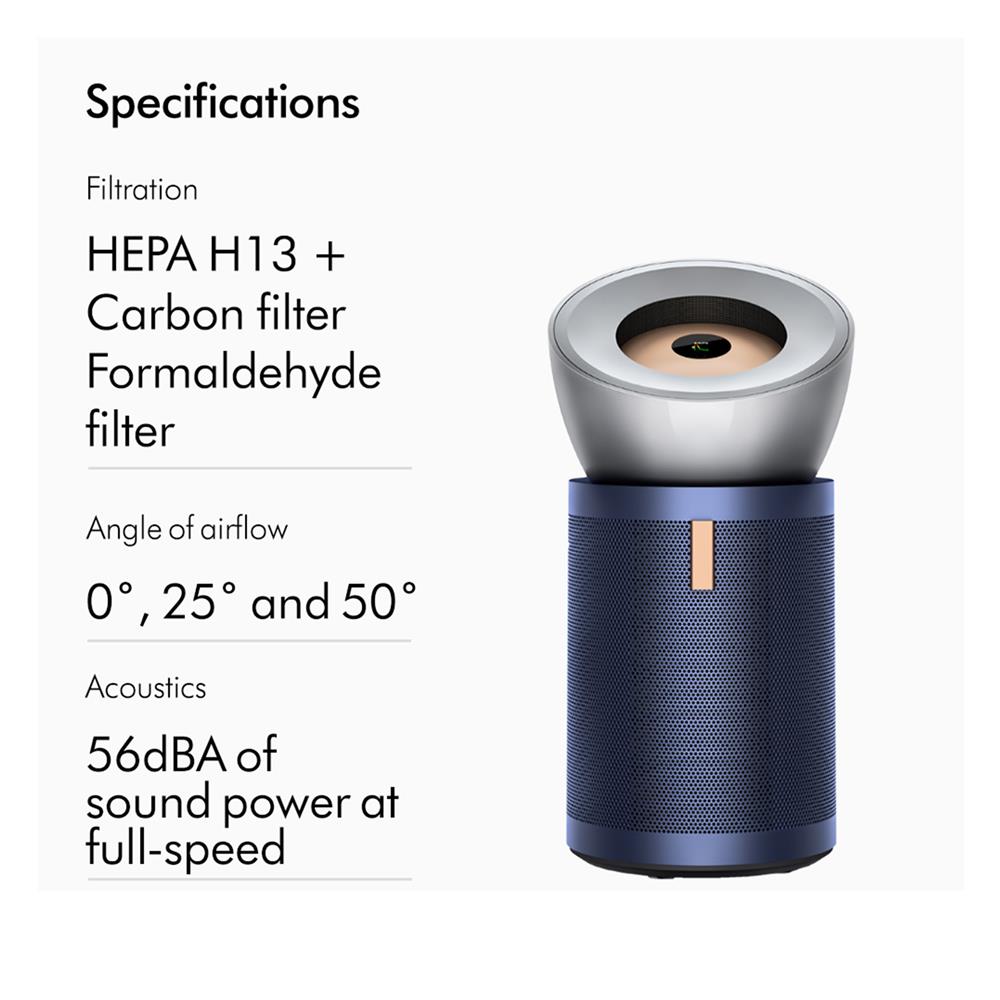 เครื่องฟอกอากาศ DYSON BP03 สีนิกเกิล/น้ำเงิน 100 ตร.ม.
