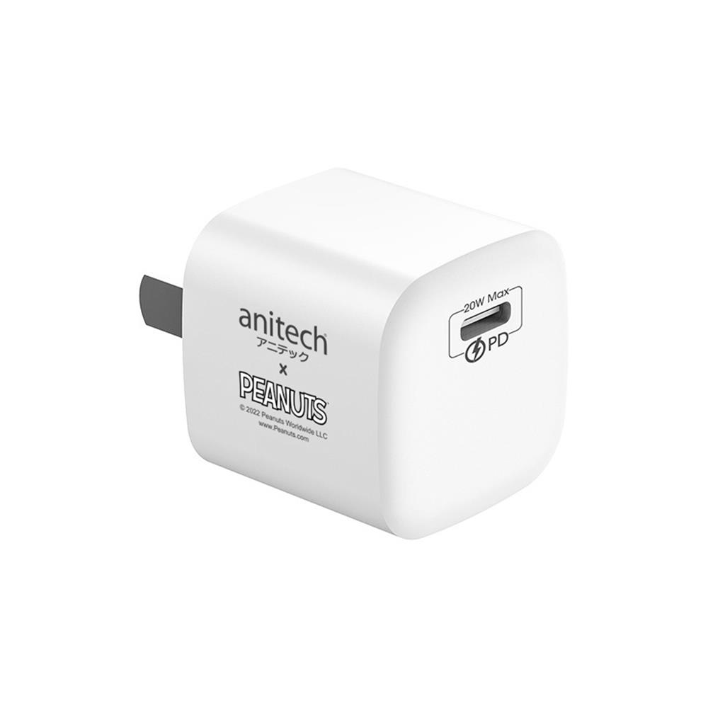 ชุดสายชาร์จ TYPE C TO LIGHTNING ANITECH SNOOPY SNP-D227 สีขาว