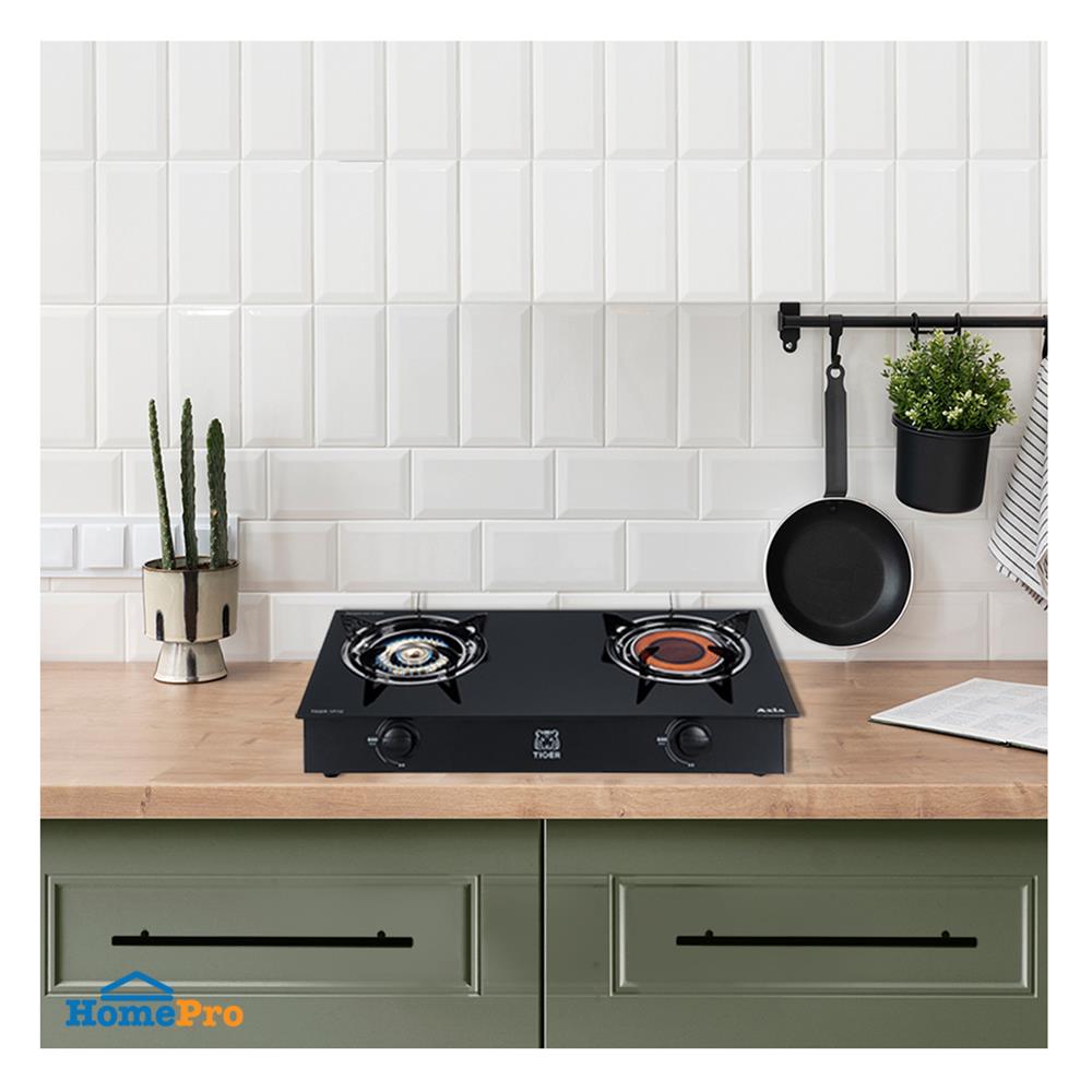 เตาแก๊สตั้งโต๊ะ 2 หัวแก๊ส AXIA TIGER 1P1G