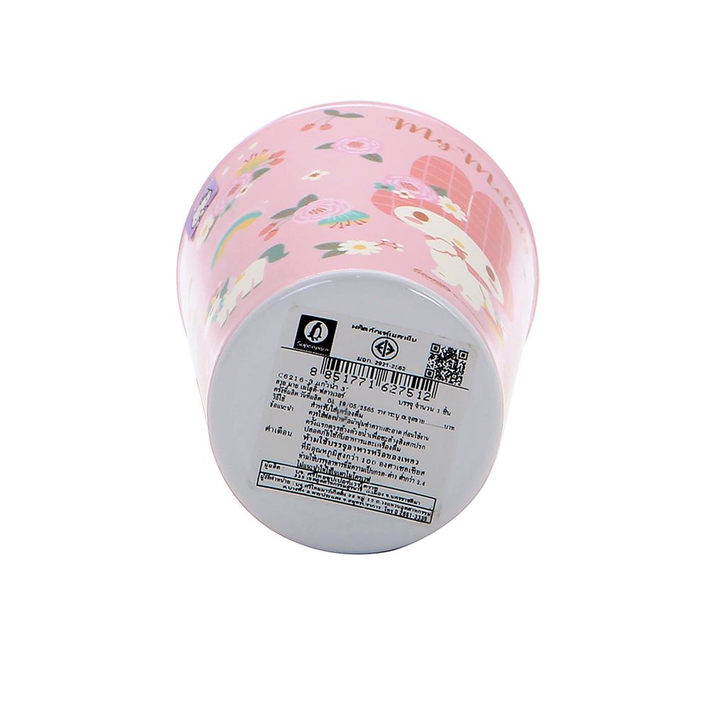 แก้วน้ำเมลามีน 400 มล. SUPERWARE MY MELODY FLOWER