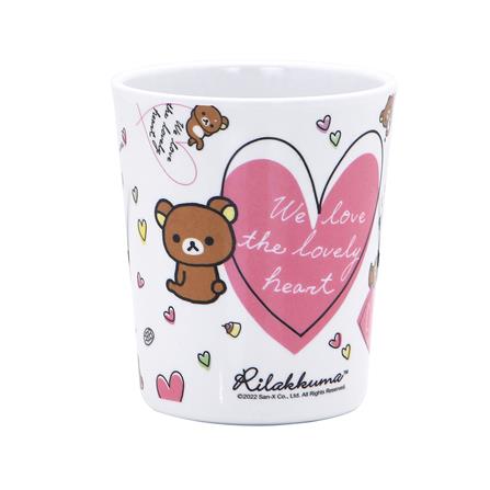 แก้วน้ำเมลามีน 250 มล. SUPERWARE RILAKKUMA LOVELY HEART_0