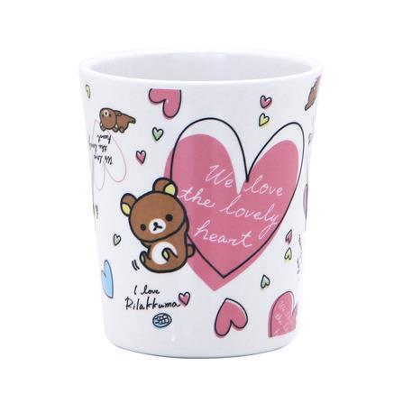 แก้วน้ำเมลามีน 250 มล. SUPERWARE RILAKKUMA LOVELY HEART_1