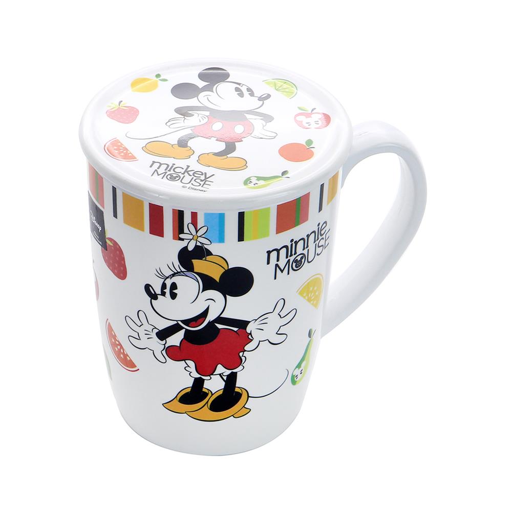 ถ้วยหูเมลามีนพร้อมฝา 450 มล. SUPERWARE MICKEY SUMMER FUN