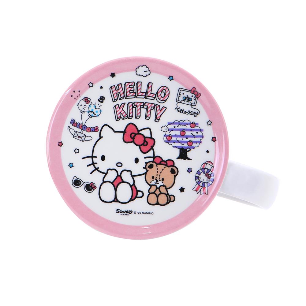 ถ้วยหูเมลามีนพร้อมฝา 450 มล. SUPERWARE KITTY DREAM