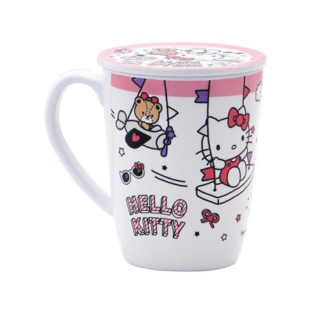 ถ้วยหูเมลามีนพร้อมฝา 450 มล. SUPERWARE KITTY DREAM_1