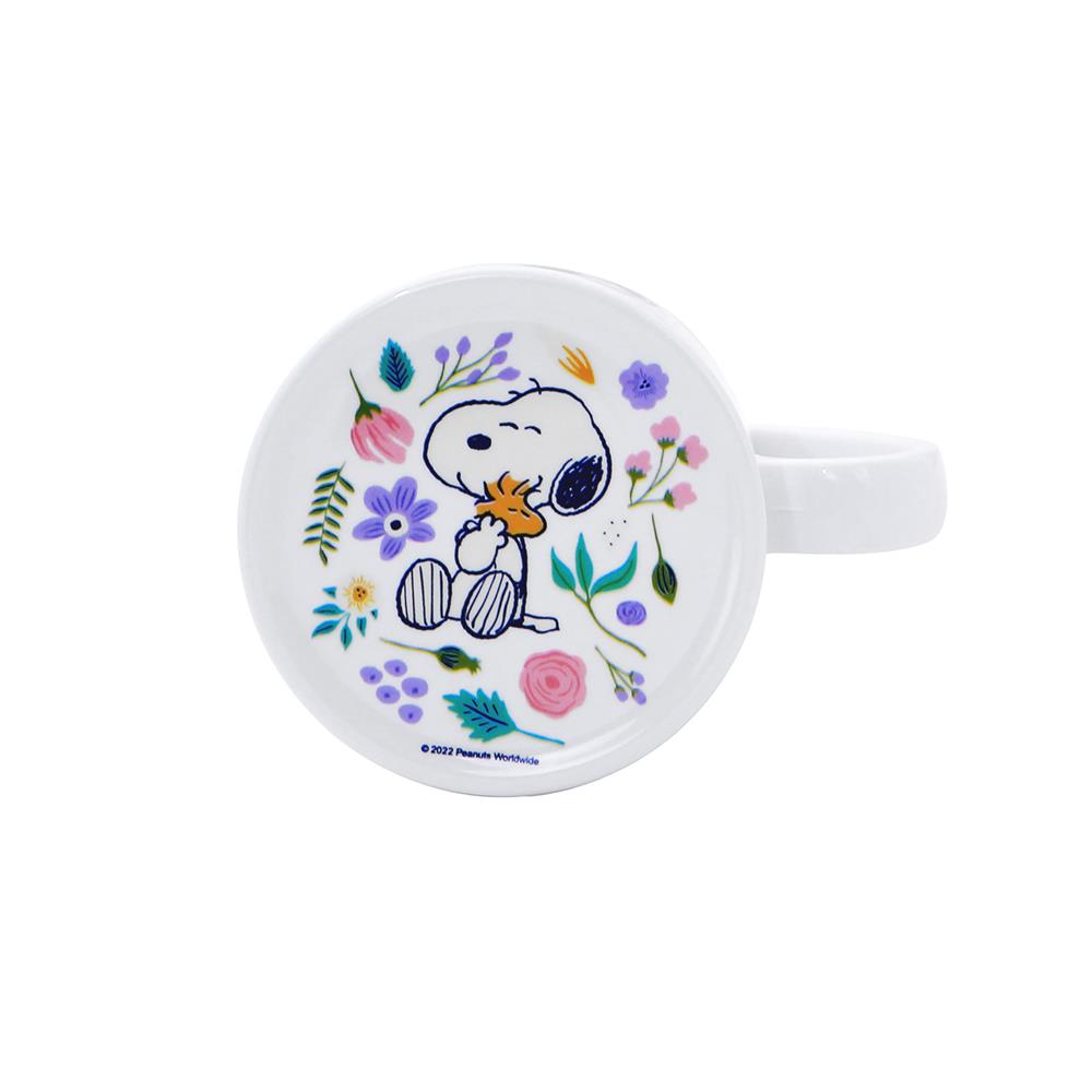 ถ้วยหูเมลามีนพร้อมฝา 450 มล. SUPERWARE SNOOPY BLOSSOM