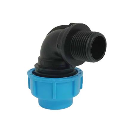 ข้องอสวมล็อก เกลียวนอก ตรามือ PN16 63 มม.X2 นิ้ว_0