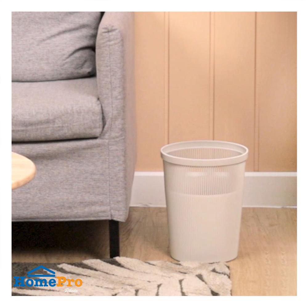 ถังขยะกลม ACCO BONNIE 8 ลิตร สีครีม