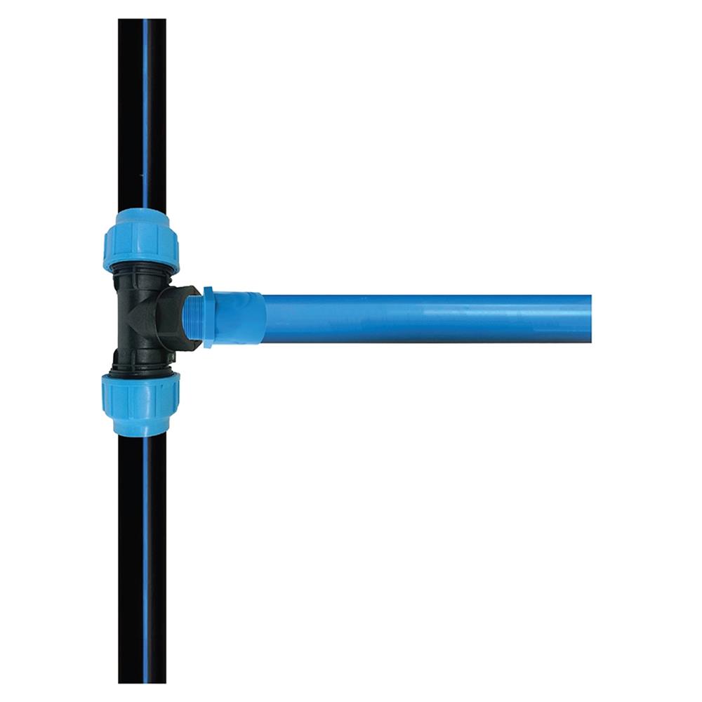 ข้อต่อสามทาง เกลียวใน ตรามือ PN16 20 มม.X1/2 นิ้ว