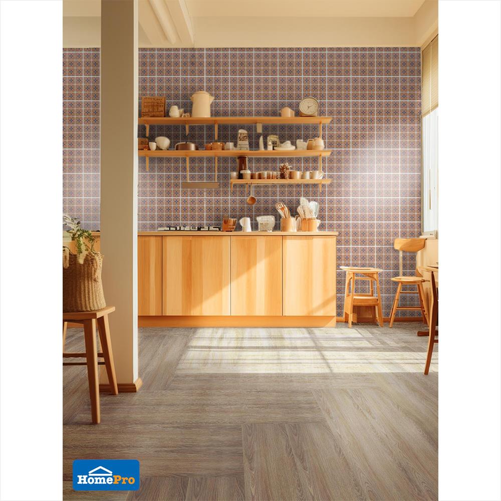 กระเบื้องพื้นพอร์ซเลน 20x20 ซม. TARA พริสม่า มัลติคัลเลอร์ A 1 ตร.ม.