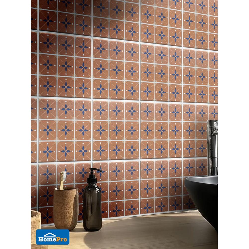 กระเบื้องพื้นพอร์ซเลน 20x20 ซม. TARA พริสม่า มัลติคัลเลอร์ A 1 ตร.ม.