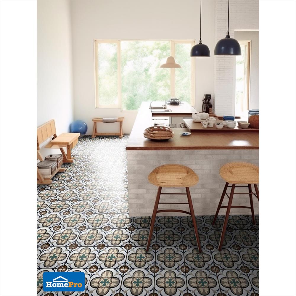 กระเบื้องพื้นพอร์ซเลน 20x20 ซม. TARA ลิสบอน มัลติคัลเลอร์ A 1 ตร.ม.