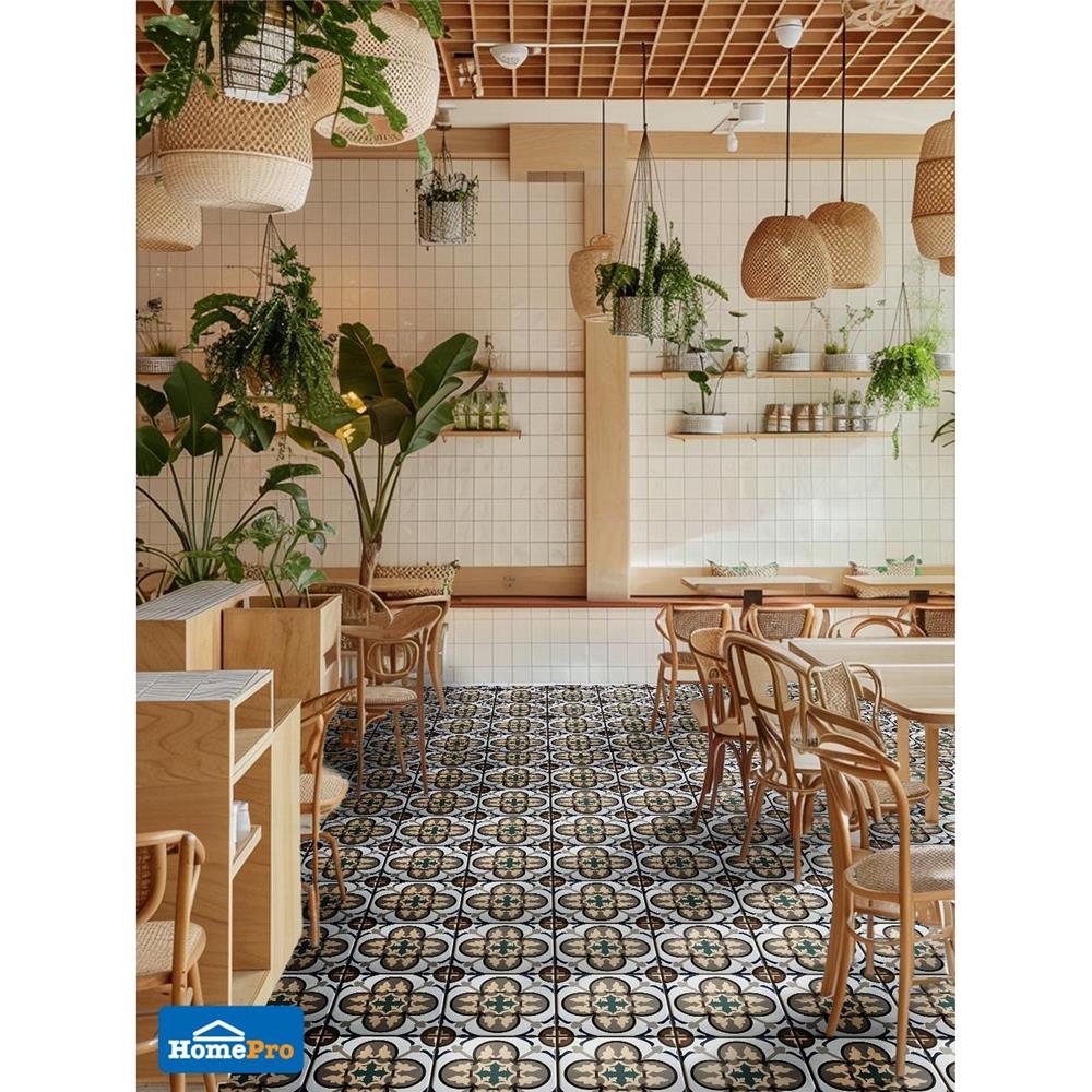 กระเบื้องพื้นพอร์ซเลน 20x20 ซม. TARA ลิสบอน มัลติคัลเลอร์ A 1 ตร.ม.