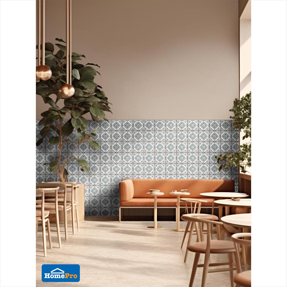 กระเบื้องพื้นพอร์ซเลน 20x20 ซม. TARA อะลัม มัลลิคัลเลอร์ A 1 ตร.ม.