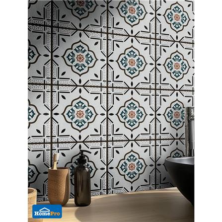 กระเบื้องพื้นพอร์ซเลน 20x20 ซม. TARA อะลัม มัลลิคัลเลอร์ A 1 ตร.ม._5