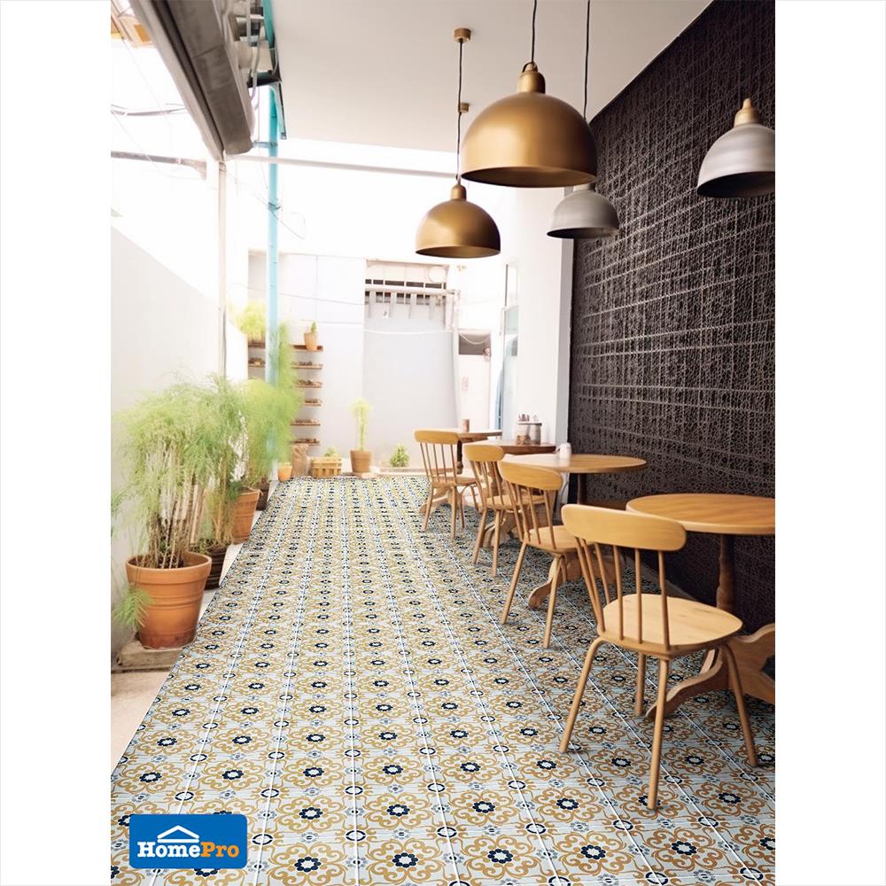 กระเบื้องพื้นพอร์ซเลน 20x20 ซม. TARA ปีราน่า มัลติคัลเลอร์ A 1 ตร.ม.