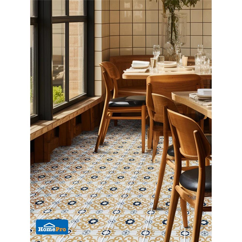 กระเบื้องพื้นพอร์ซเลน 20x20 ซม. TARA ปีราน่า มัลติคัลเลอร์ A 1 ตร.ม.