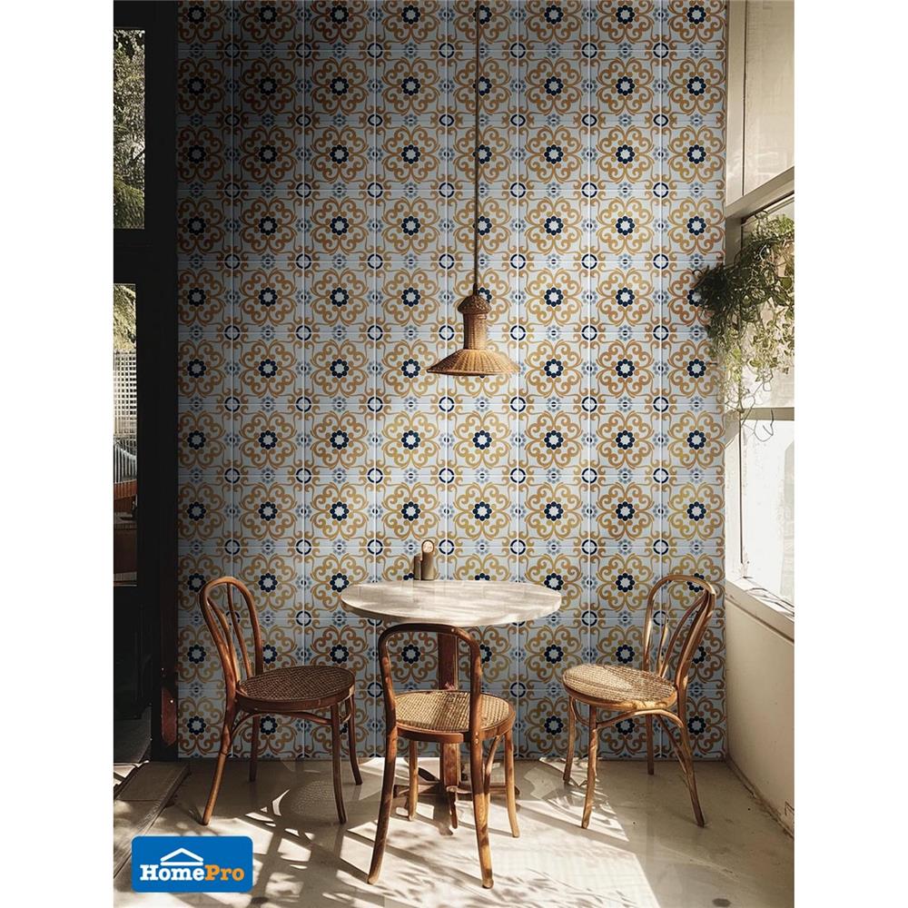 กระเบื้องพื้นพอร์ซเลน 20x20 ซม. TARA ปีราน่า มัลติคัลเลอร์ A 1 ตร.ม.