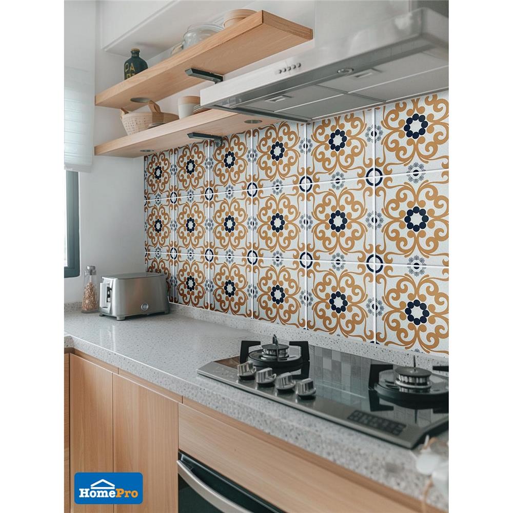 กระเบื้องพื้นพอร์ซเลน 20x20 ซม. TARA ปีราน่า มัลติคัลเลอร์ A 1 ตร.ม.