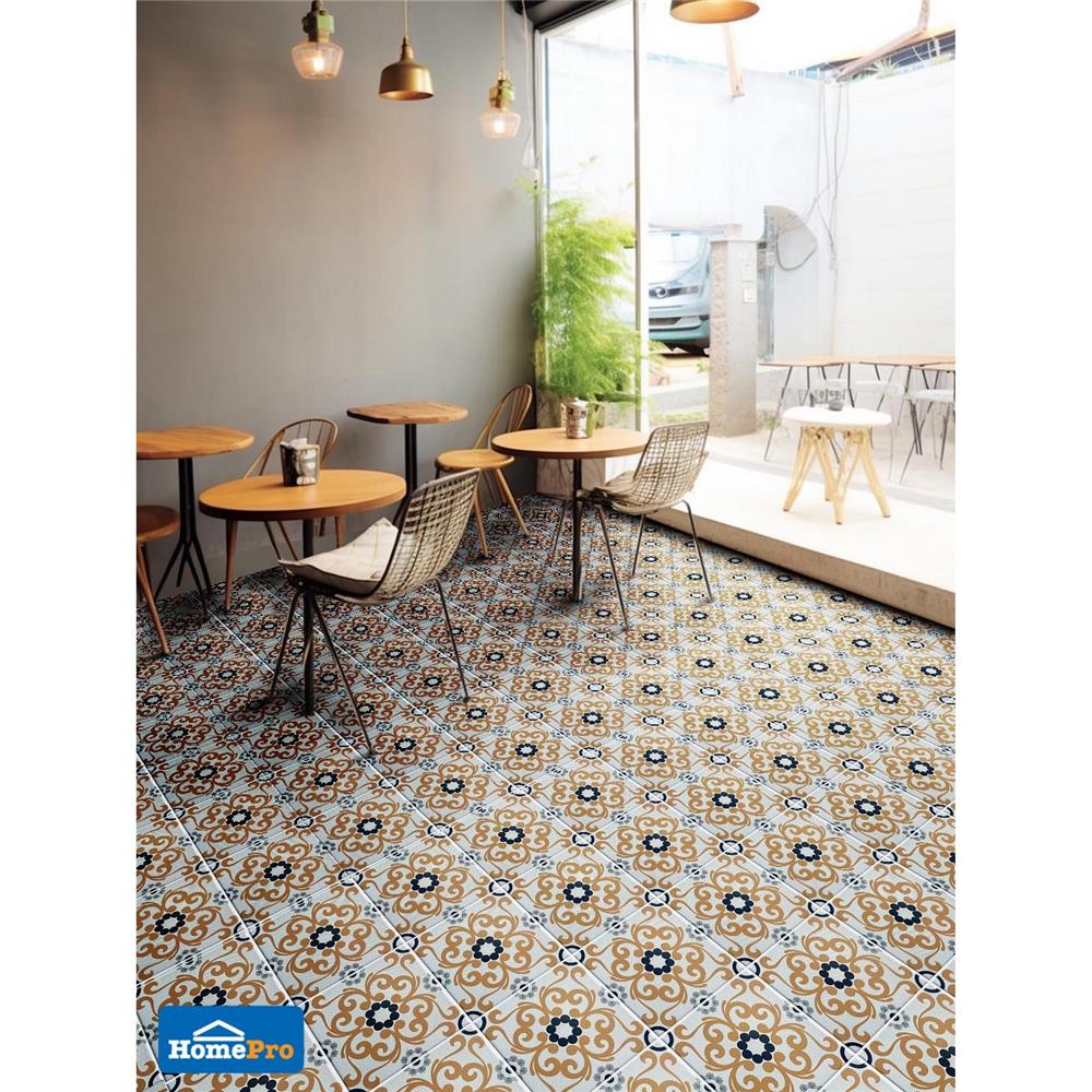 กระเบื้องพื้นพอร์ซเลน 20x20 ซม. TARA ปีราน่า มัลติคัลเลอร์ A 1 ตร.ม.