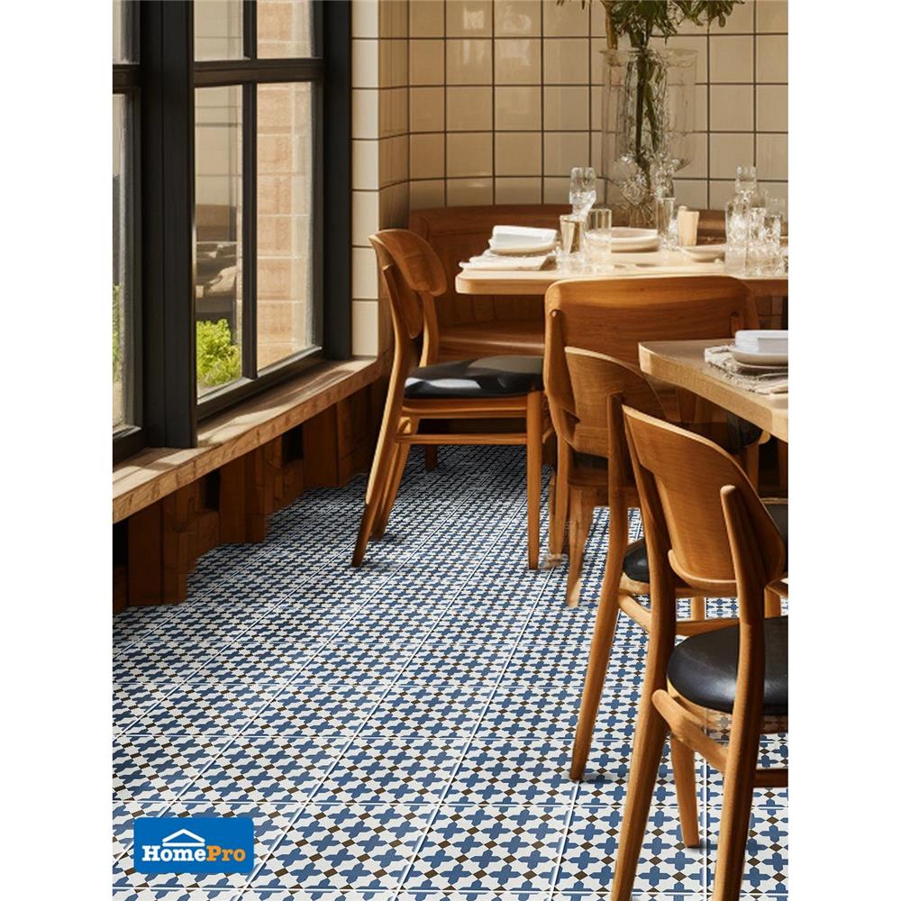 กระเบื้องพื้นพอร์ซเลน 20x20 ซม. TARA นอร่า บูล มัลติคัลเลอร์ A 1 ตร.ม.