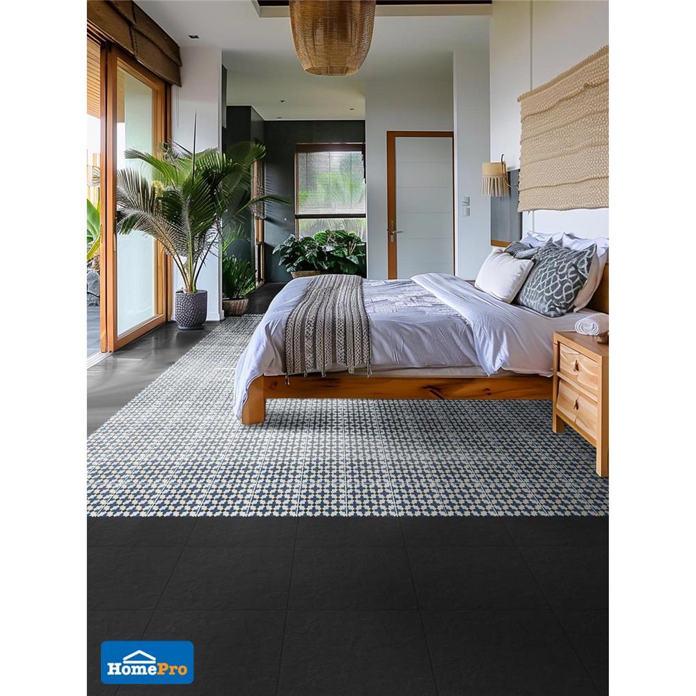 กระเบื้องพื้นพอร์ซเลน 20x20 ซม. TARA นอร่า บูล มัลติคัลเลอร์ A 1 ตร.ม.