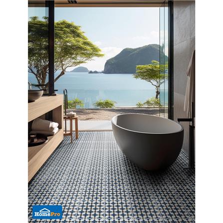 กระเบื้องพื้นพอร์ซเลน 20x20 ซม. TARA นอร่า บูล มัลติคัลเลอร์ A 1 ตร.ม._4