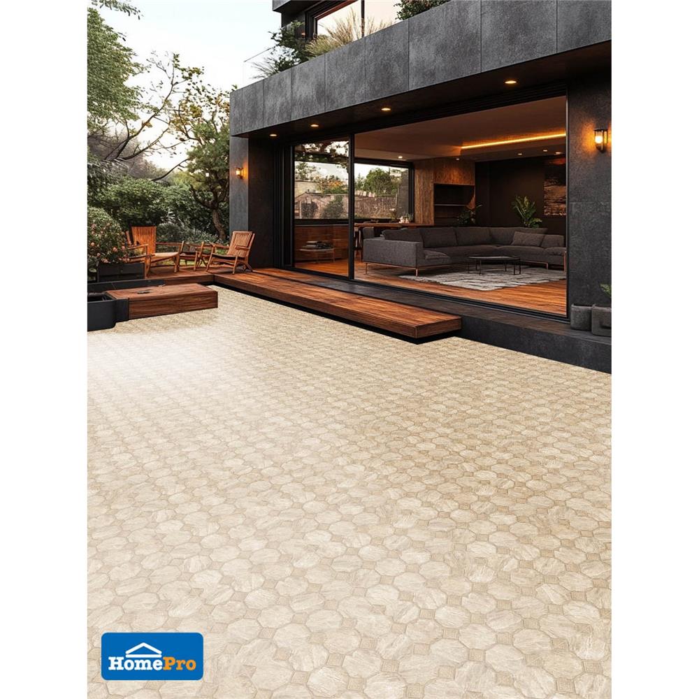 กระเบื้องพื้น 16x16 นิ้ว DURAGRES เบอเรตต้า เบจ A 0.96 ตร.ม.