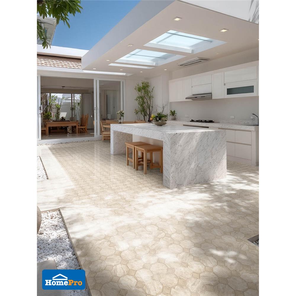 กระเบื้องพื้น 16x16 นิ้ว DURAGRES เบอเรตต้า เบจ A 0.96 ตร.ม.