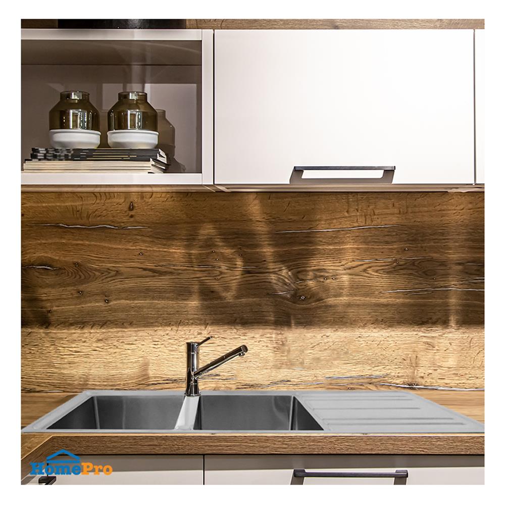 ซิงค์ฝัง 2 หลุม 1 ที่พัก AXIA PRECIOUS 12050 สีเงิน