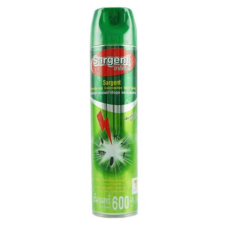 สเปรย์ป้องกันยุง แมลงสาบ SARGENT กลิ่นตะไคร้หอม 600 มล.