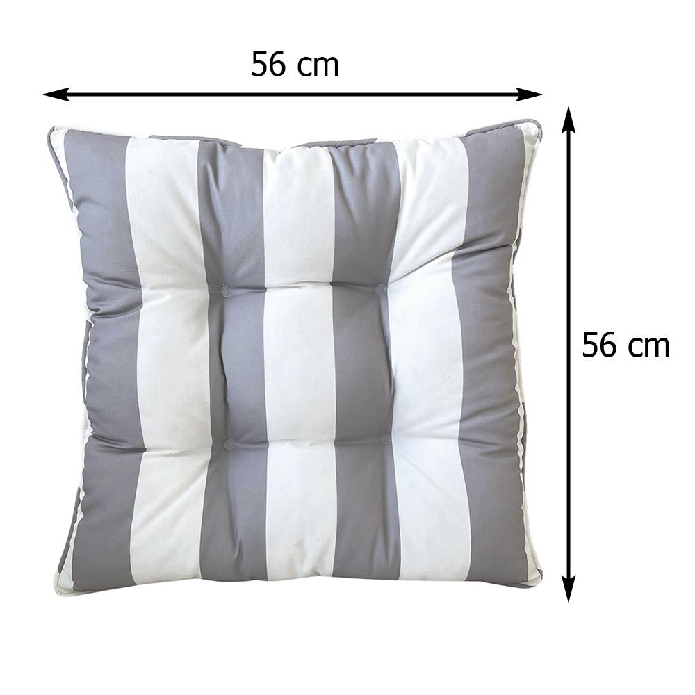 เบาะรองนั่ง HOME LIVING STYLE DEMO 22X22 นิ้ว สีเทา