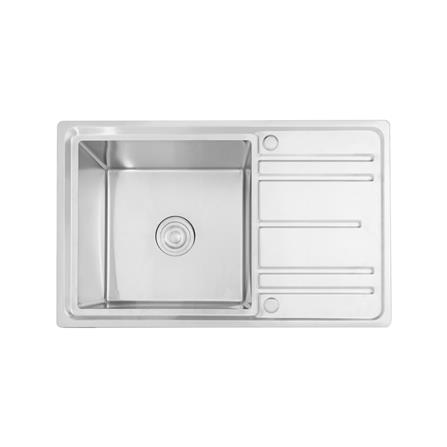 ซิงค์ฝัง 1 หลุม 1 ที่พัก AXIA PRECIOUS 8050 สีเงิน