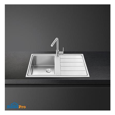 ซิงค์ฝัง 1 หลุม 1 ที่พัก SMEG LD861D-2 สีเงิน_2