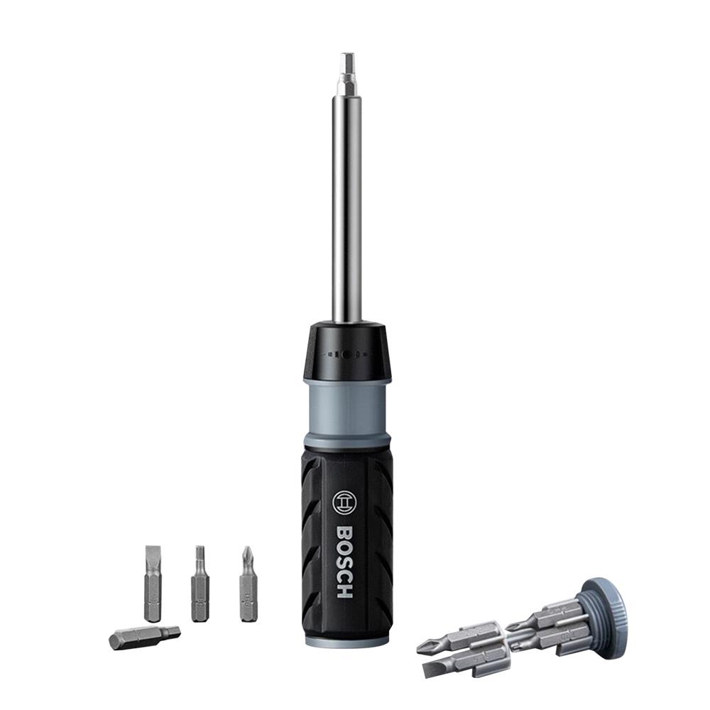 ชุดไขควงมือ BOSCH ALL IN ONE 10 ชิ้น