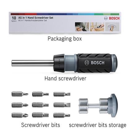 ชุดไขควงมือ BOSCH ALL IN ONE 10 ชิ้น_3