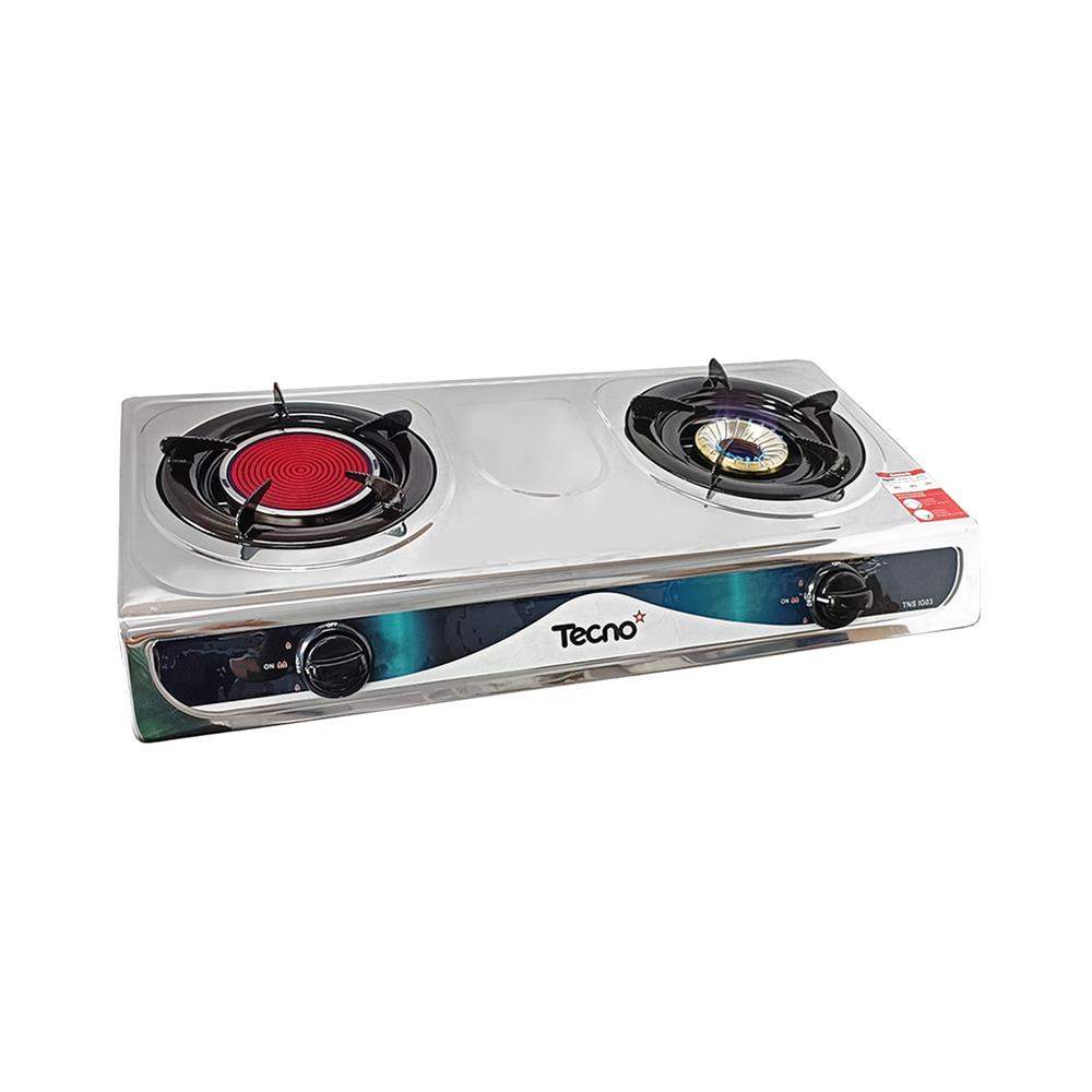 เตาแก๊สตั้งโต๊ะ 2 หัวแก๊ส TECNOSTAR IG03