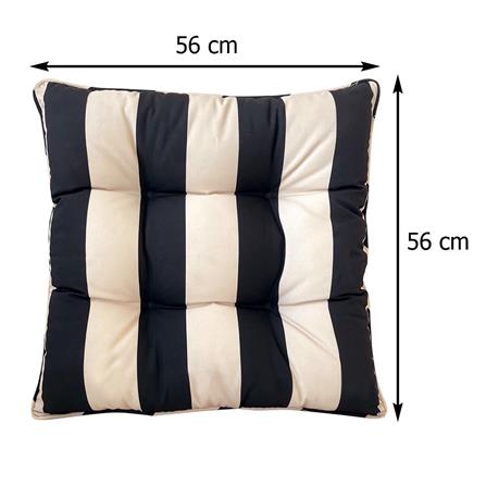 เบาะรองนั่ง HOME LIVING STYLE DEMO 22X22 นิ้ว สีดำ_5