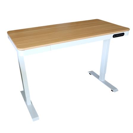 โต๊ะปรับระดับไฟฟ้า DESKSPACE DESK3 120 ซม. สีโอ๊ค/ขาว_2