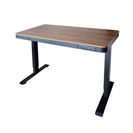 โต๊ะปรับระดับไฟฟ้า DESKSPACE DESK3 120 ซม. สีวอลนัท/ดำ_0