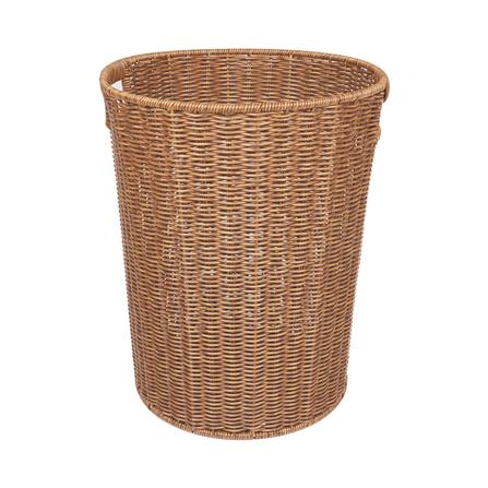 ตะกร้าผ้ากลมสูง PLIM SAAN 35 ซม. สีน้ำตาล_2