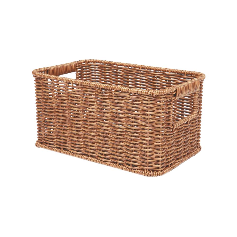 ตะกร้าผ้าเหลี่ยม PLIM SAAN SIZE S สีน้ำตาล_0